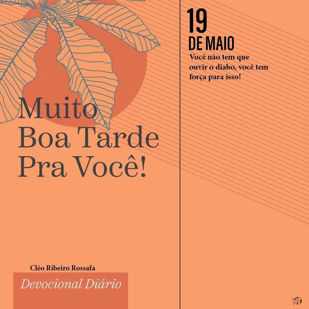 Muito boa tarde pra você!
