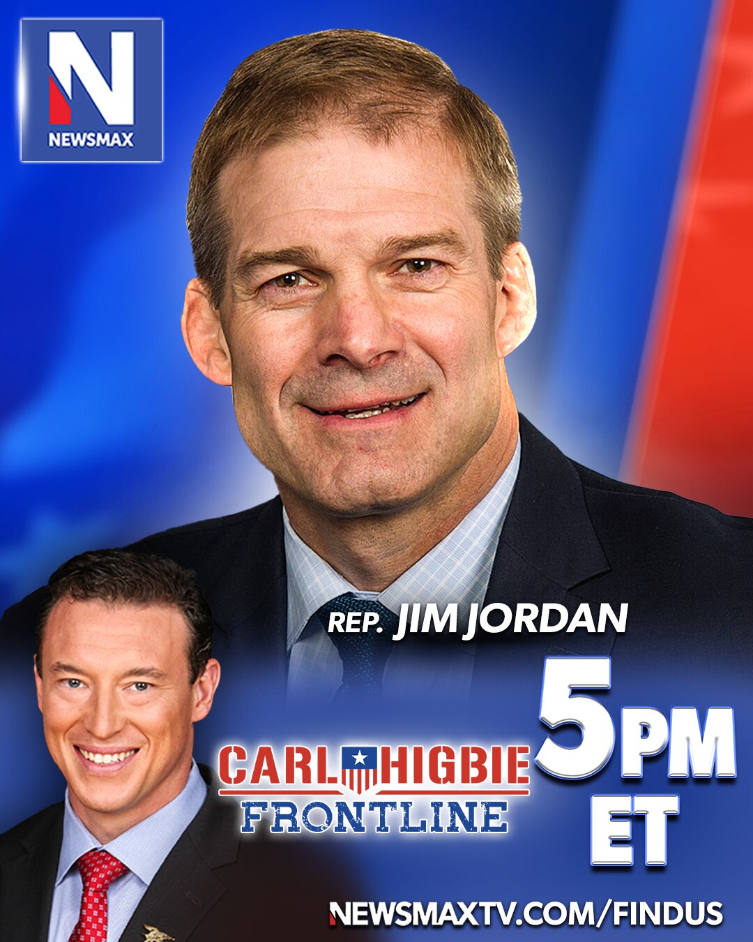TODAY: Rep. Jim Jordan will join "Carl Higbie FRONTLINE" to analyze the Biden era timeline amid new ...