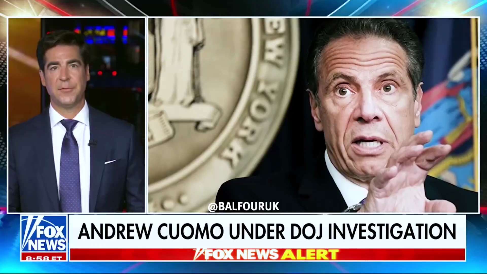 NEW: The DOJ is investigating former NY Governor Andrew Cuomo over his June 2024 testimony on COVID-...