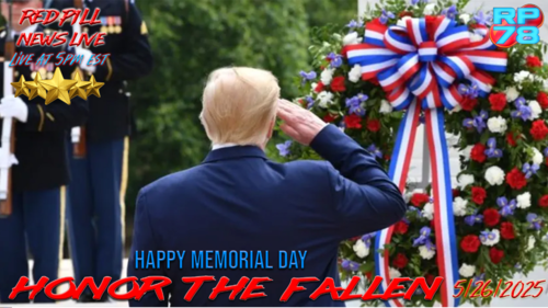 POTUS Honors The Fallen, FBI Reopens WH Cocaine Case  on Red Pill News Live
