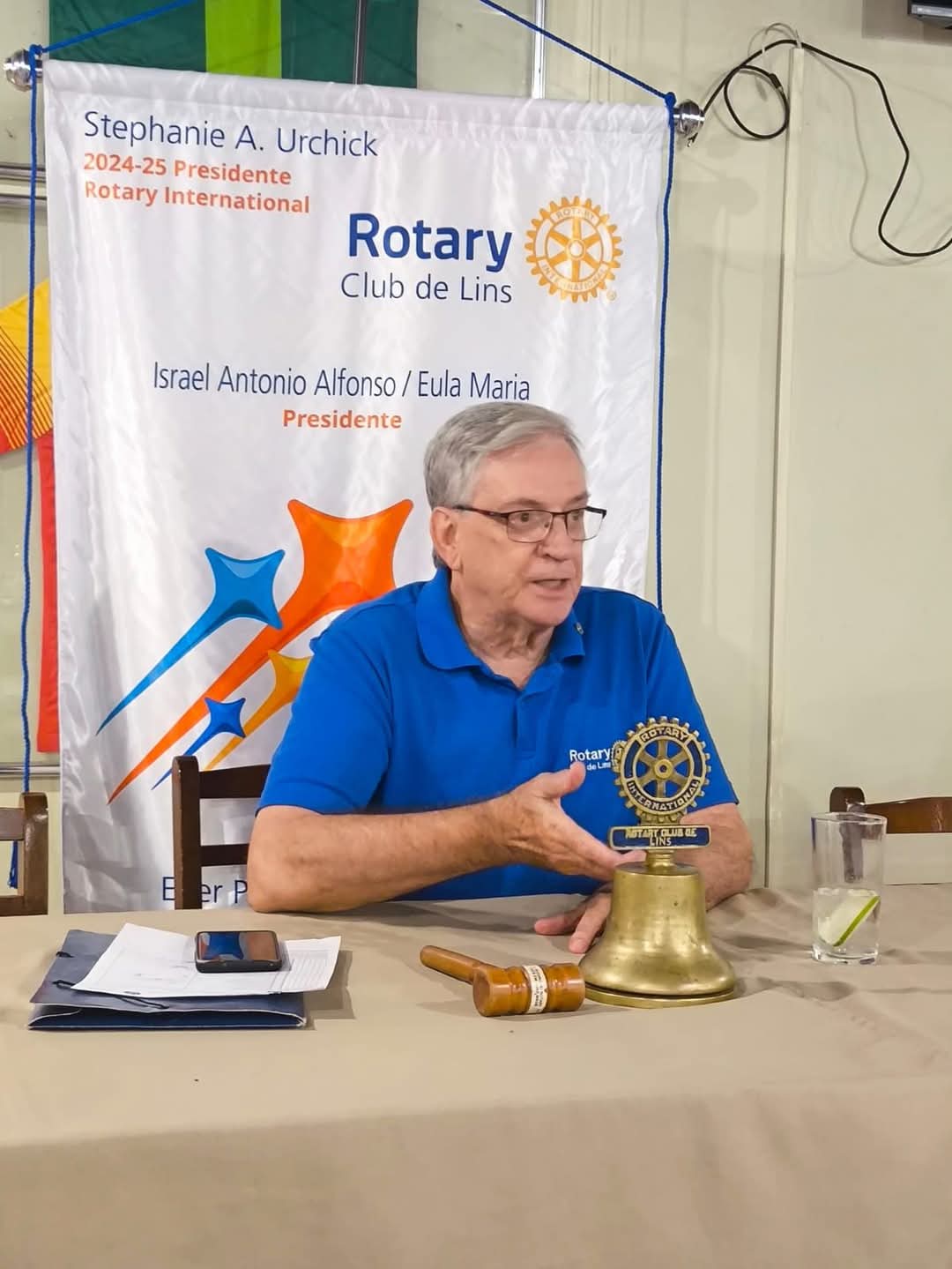 Texto do Gov. Israel Alfonso:

Quando um Gov. assume a presidência do seu Clube,  muitos entendem qu...