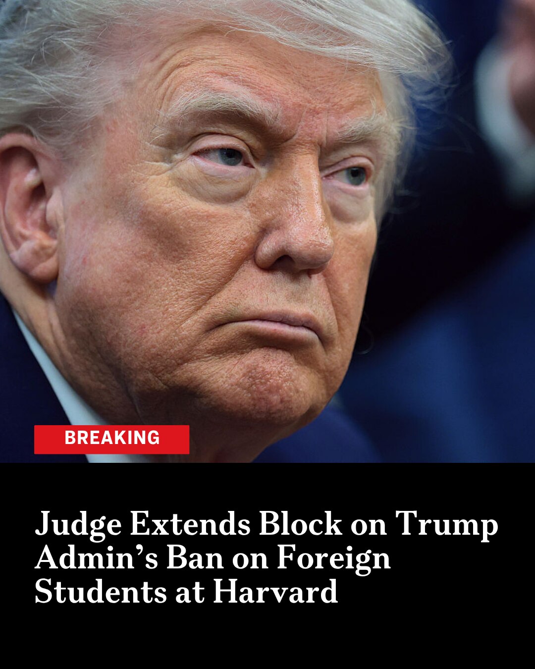 One of Harvard’s attorneys said he was “quite worried” and that both foreign and domestic students w...