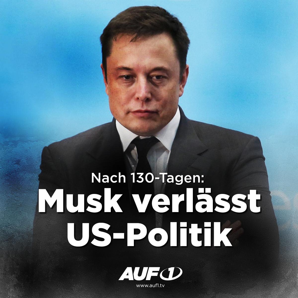 Nach 130 Tagen:🇺🇸Elon Musk verlässt US-Regierung

Elon Musk beendet seine Rolle als Berater von US...
