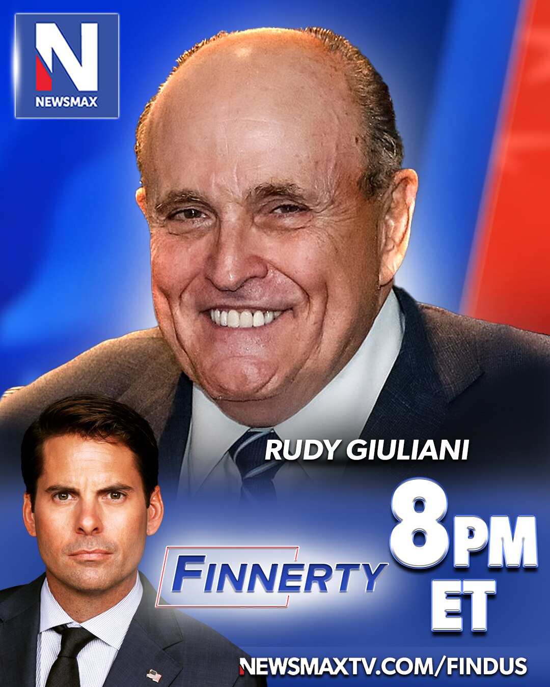 TONIGHT: Former NYC Mayor Rudy Giuliani will join "Finnerty" to reflect on the legacy of the late Be...