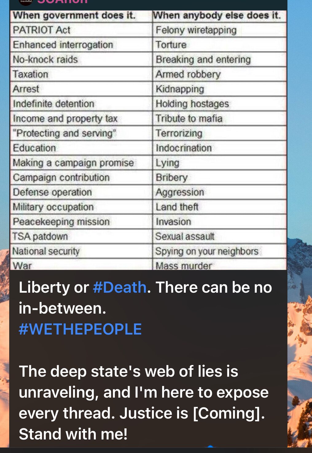 View Mama bear 🇺🇸's post on GETTR. Join the discussion, share your thoughts, and connect with the community.