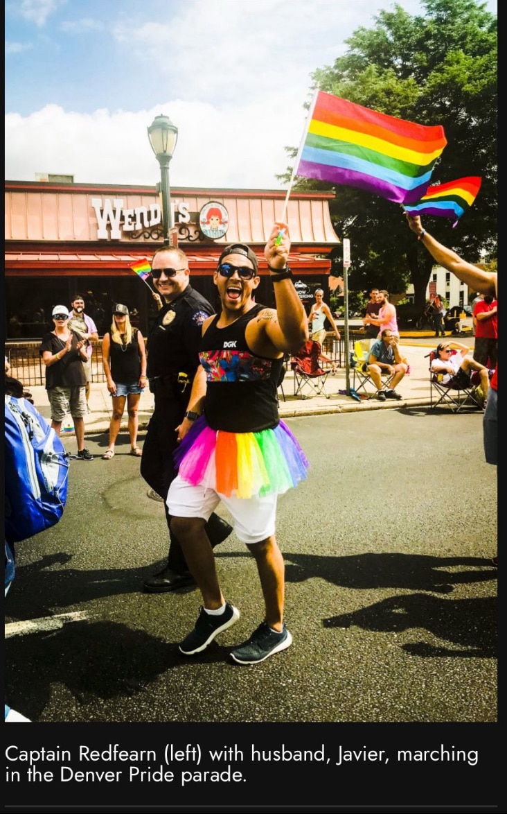 🇺🇸Spirited Warrior✝️🇺🇸 on GETTR : This is the Colorado Police Captain Redfeam who couldn’t get “Terrorist Attack” out of his mouth yesterday when Moham...