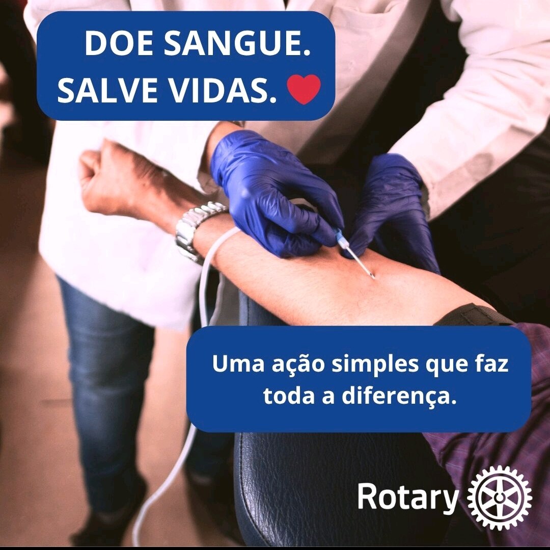 Texto do Rotary Brasil:

Mês do Dia Mundial do Doador de Sangue (14): O papel do Rotary na construçã...