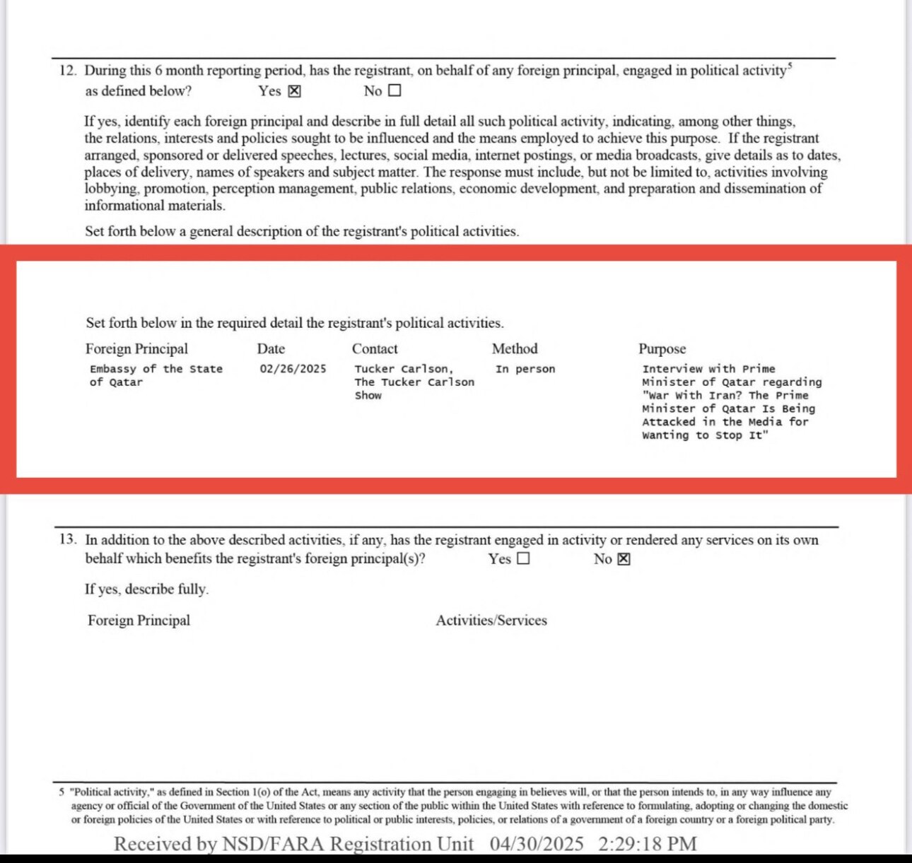 Is our beloved Tucker someting other than what we believe? Per Laura Loomer paraphrased below: 

Her...