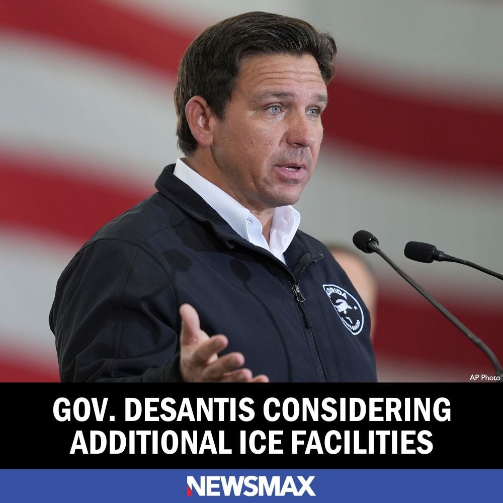 Gov. Ron DeSantis said Camp Blanding Joint Training Center in northeastern Florida is being consider...