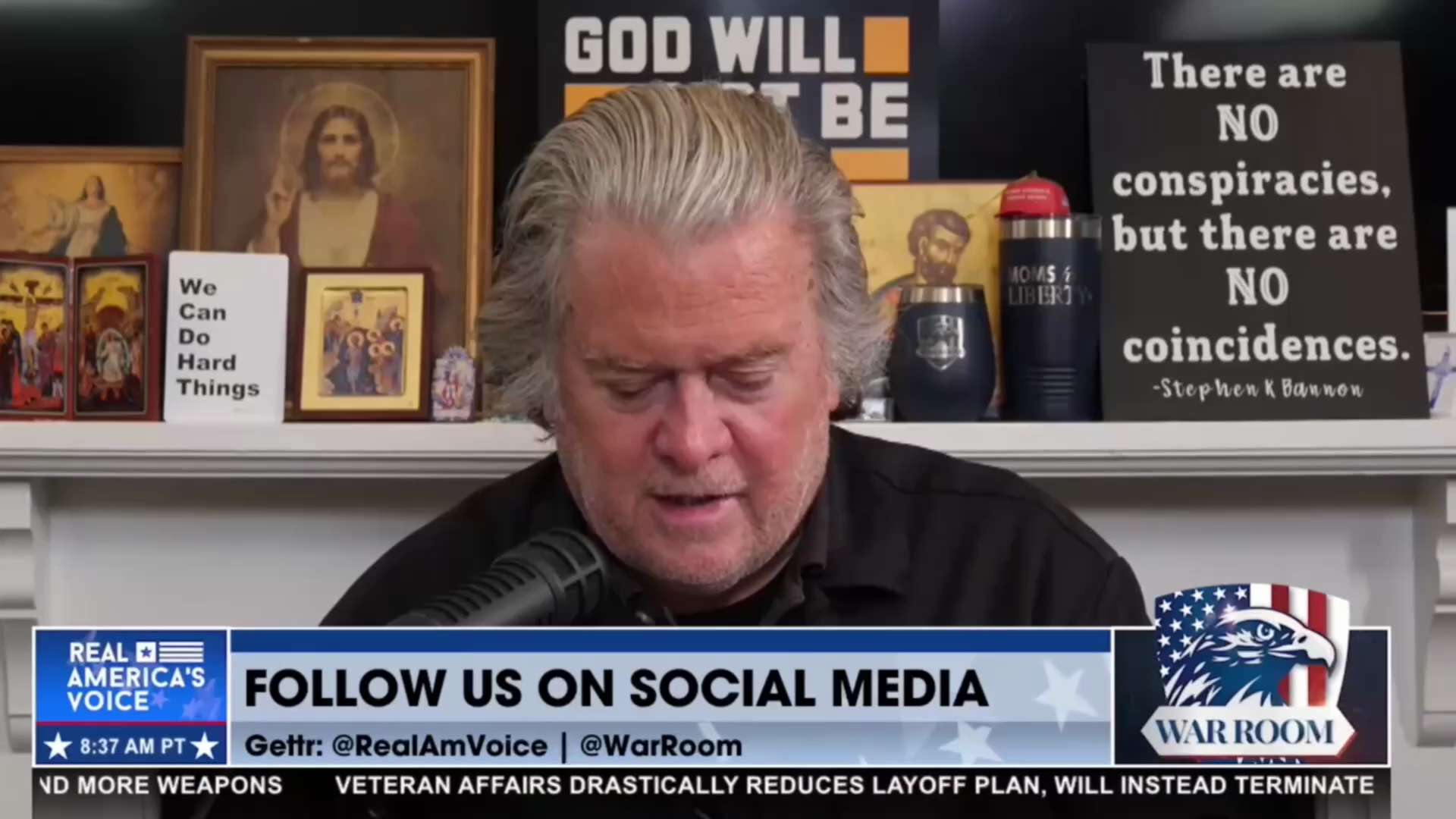 BANNON: Israel started a war they couldn’t finish and threw it on us.

We became the combatant, laun...