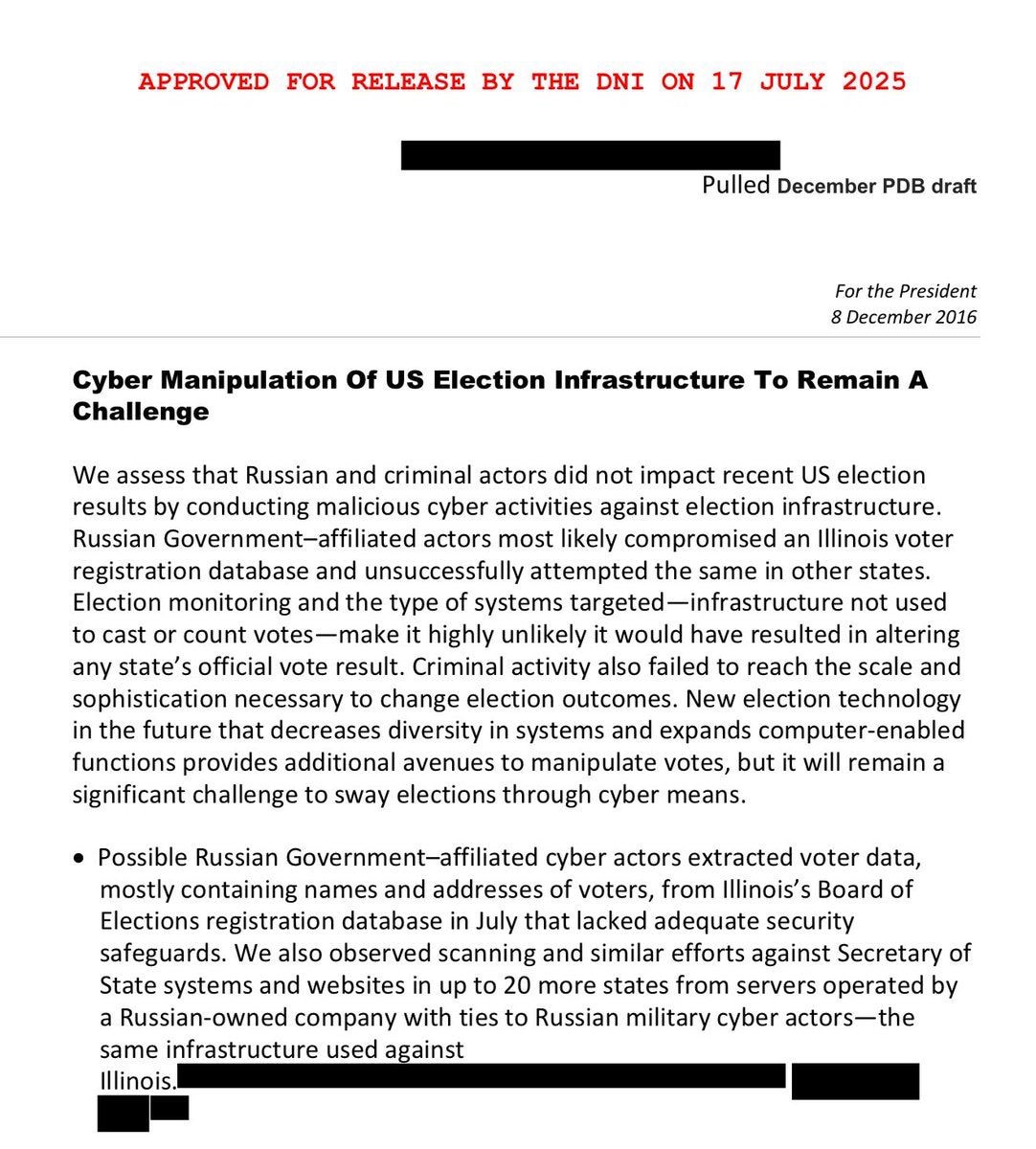 🚨BREAKING — DNI Tulsi Gabbard has just declassified documents that show "overwhelming evidence" tha...