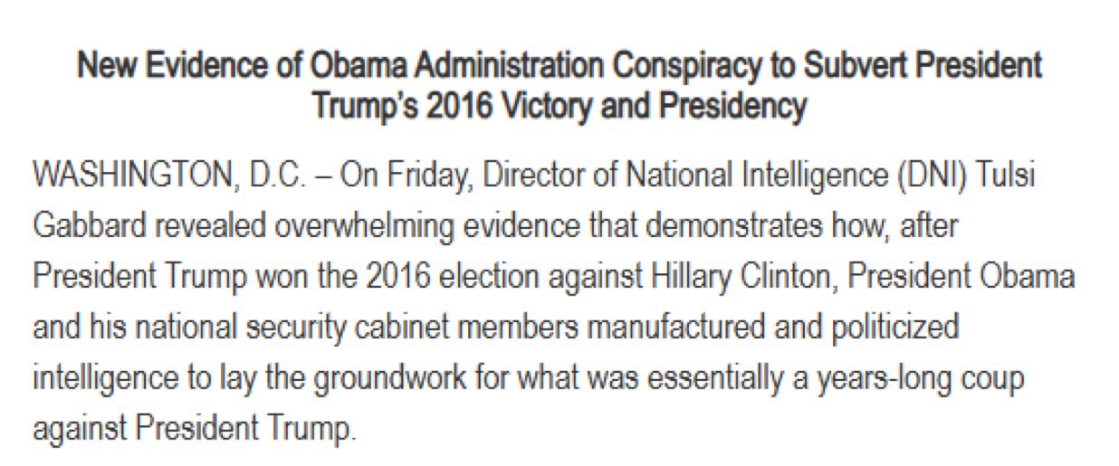 And this is why Hillary Clinton called Tulsi Gabbard a “Russian asset”

She was projecting her own c...