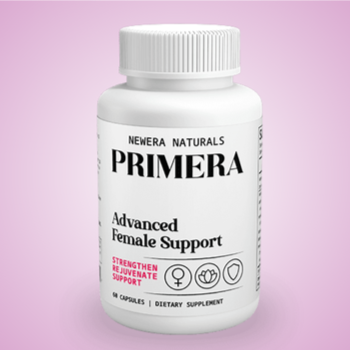 Primera is a natural supplement designed to boost women's bladder health and feminine well-being.