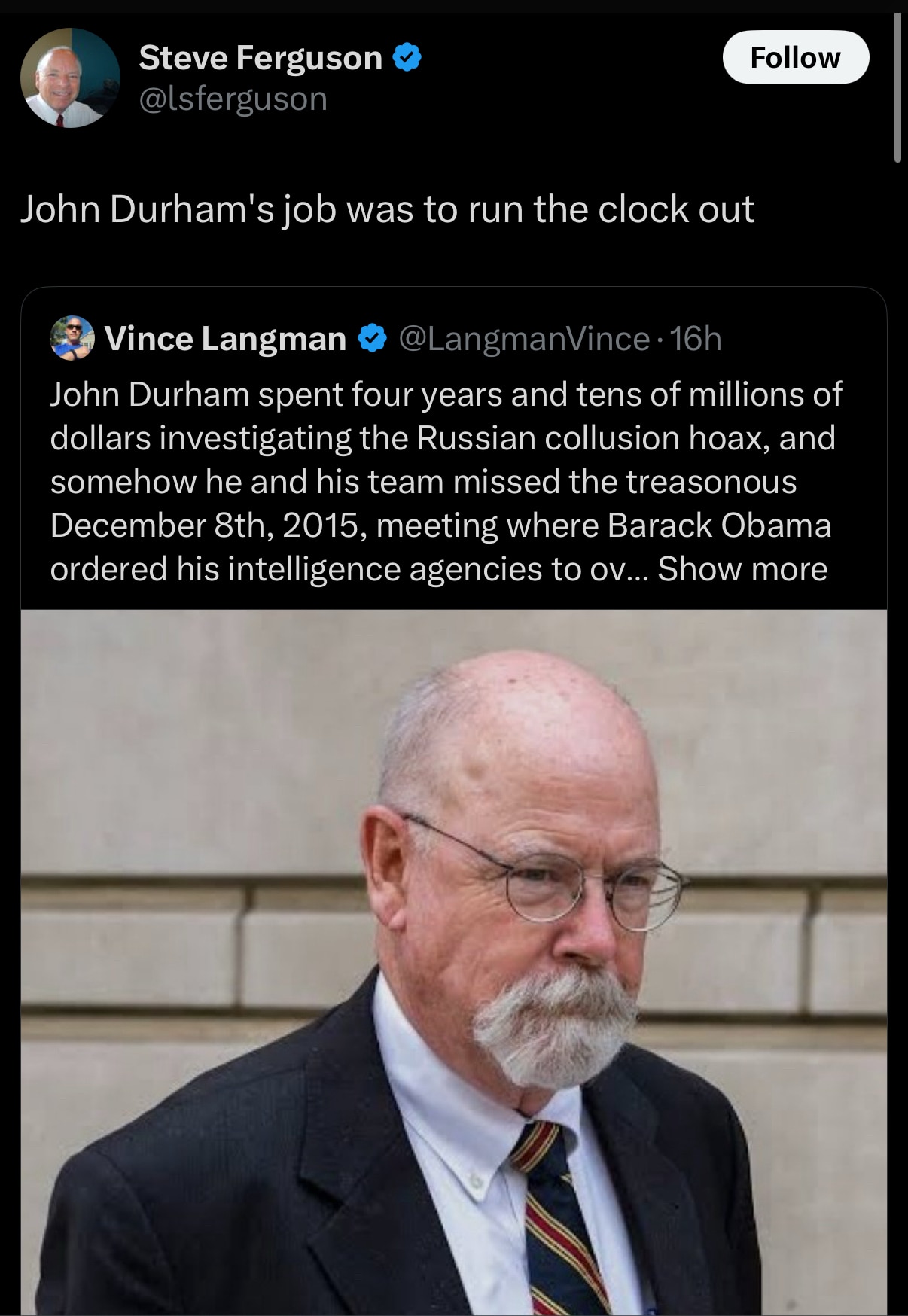 Barr Controlled 4 Year Misdirection Play 

https://x.com/lsferguson/status/1946907554707042512