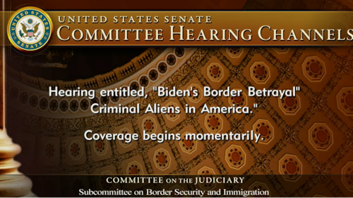Happening Now: Senate Judiciary Panel Weighs Biden Border Security, Immigration Policies