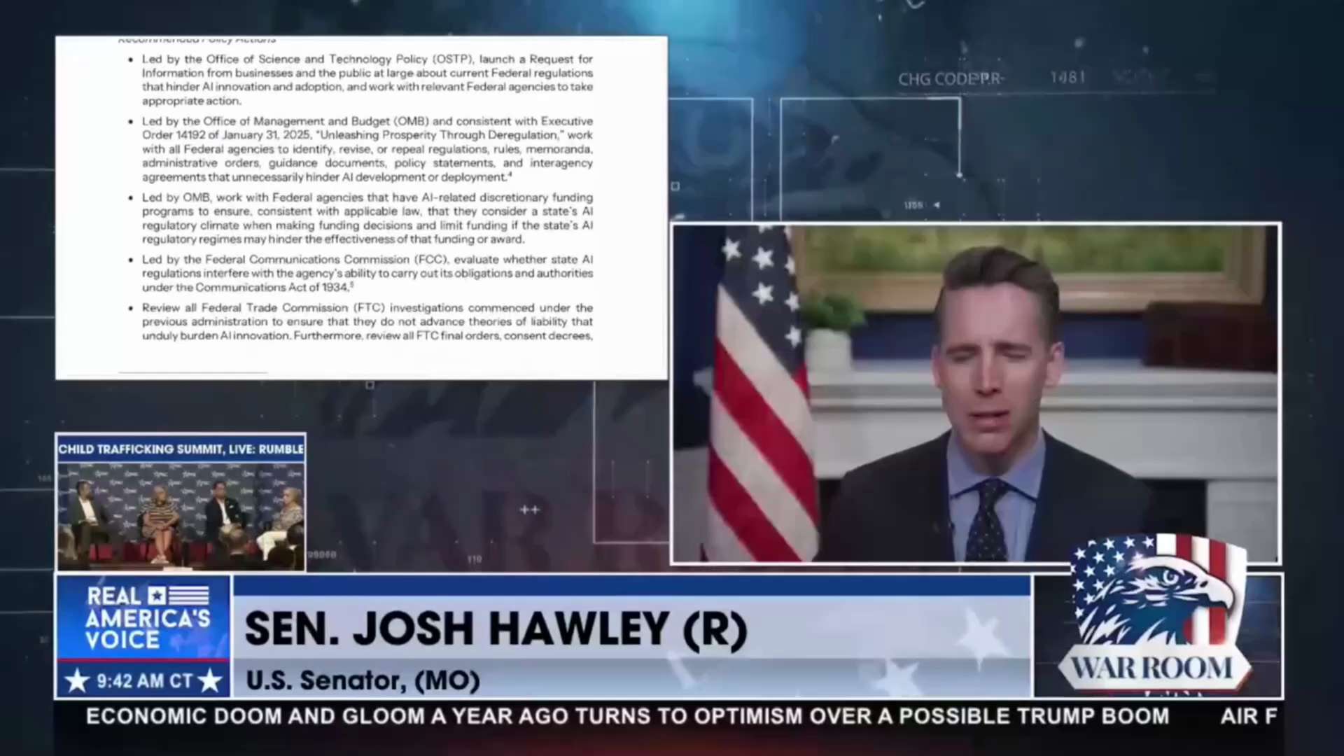 JOSH HAWLEY: Big Tech, you can't claim to fight China while giving them our best technology.

And yo...