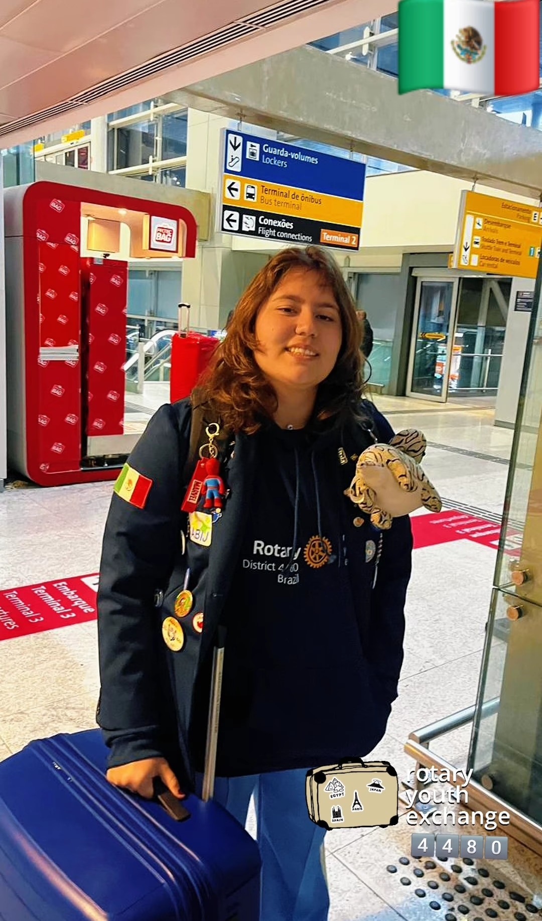 Nosso chegadas e partidas é o embarque da querida Ana Luísa partindo da Estância Turística de Santa ...