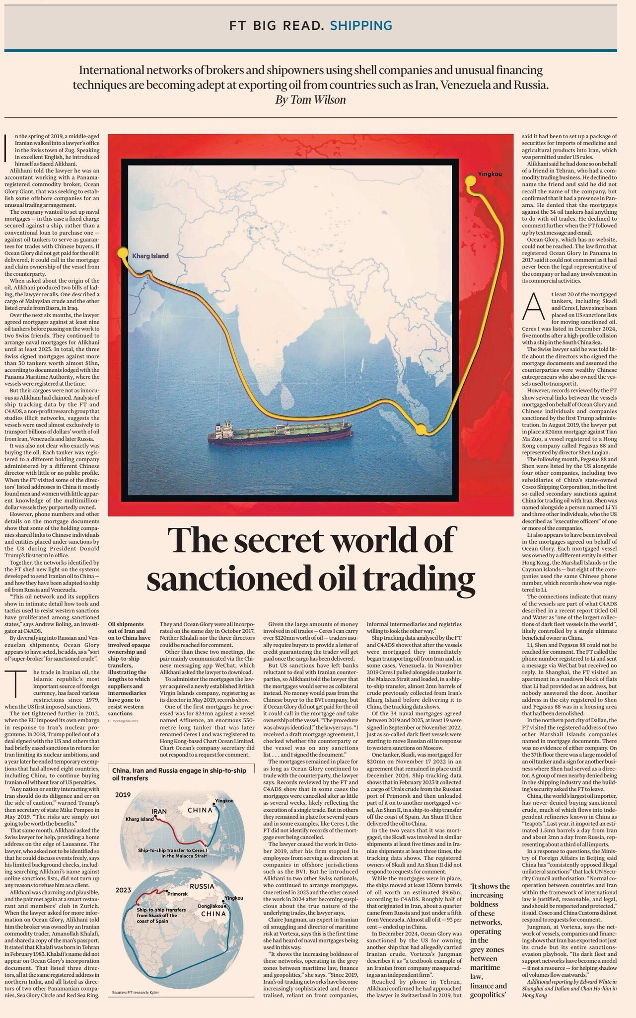 This is How the CCP Underwrites the Mullahs…
Cut This Off, Let the Persian People Take It from There...