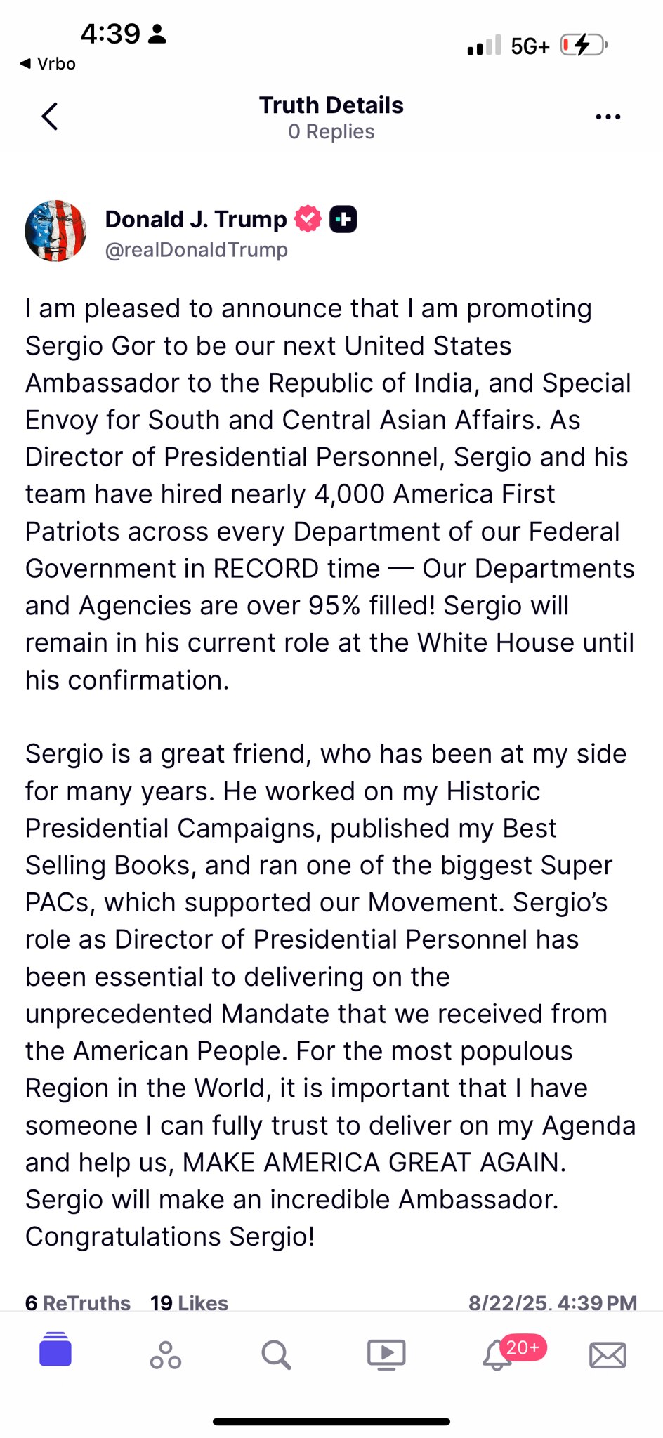 Loomer has to be on the short list as potential replacement given her expertise in the vetting arena...