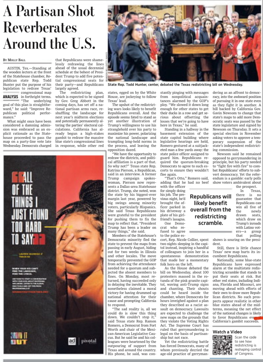 Maximalist Strategy:

Texas TEN; Florida 5;
Ohio 2; Kentucky, Indiana, Missouri 1 Each, Others

Mid ...