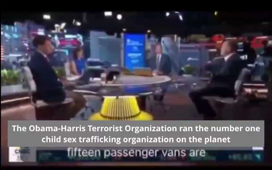 And this is, 

CNBC; CONFIRMS BEYOND THE SHADOW OF A DOUBT, 

The Obama-Harris Terrorist Organizatio...
