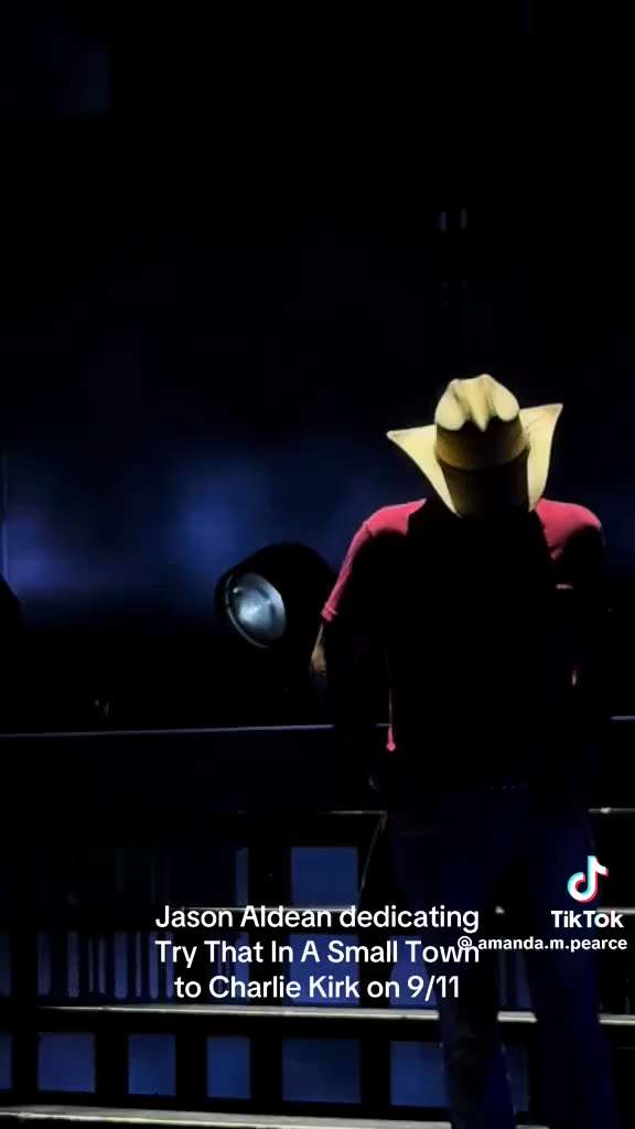 JASON ALDEAN IN CONCERT REMINDS EVERYONE HOW WHEN THE LEFT WENT AFTER HIM WHEN HE BROKE THAT NEW SON...