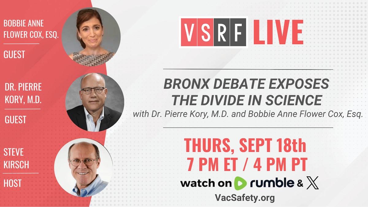 🚨 TONIGHT on VSRF Live!

Dr. Pierre Kory joins Steve for a post-debate breakdown.

Later, NYC attor...