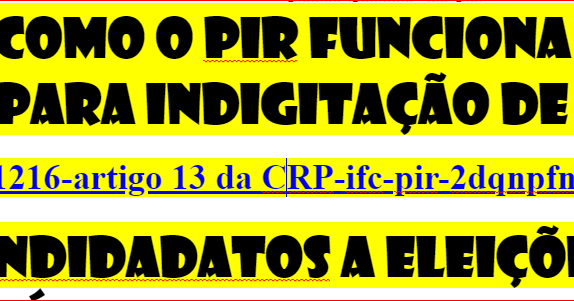 210925-como o PIR funciona-ifc-sorteio  PARA CANDIDATOS-pir-random-2DQNPFNOA-VOTA HVHRL EM TI DIRECT...