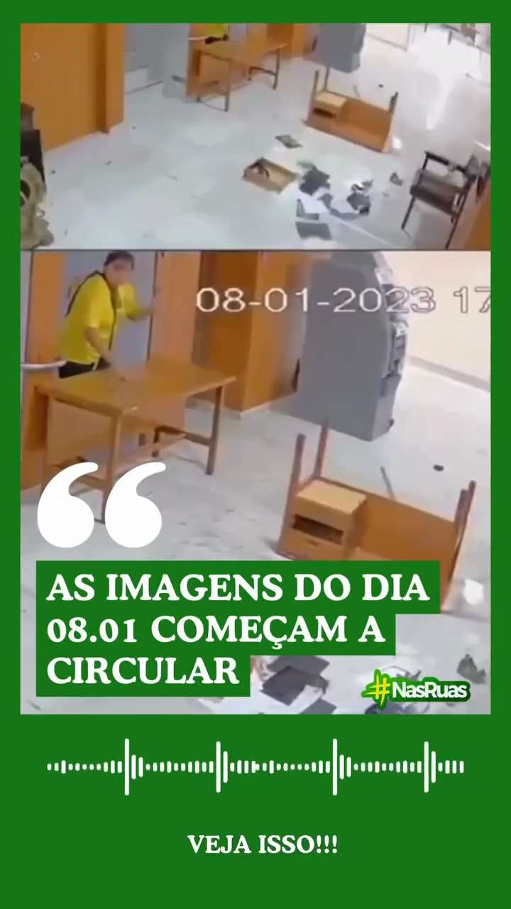 LIGANDO OS FATOS

Estranhamente surgem imagens novas do dia 8/1.
Estranhamente nessas imagens mostra...