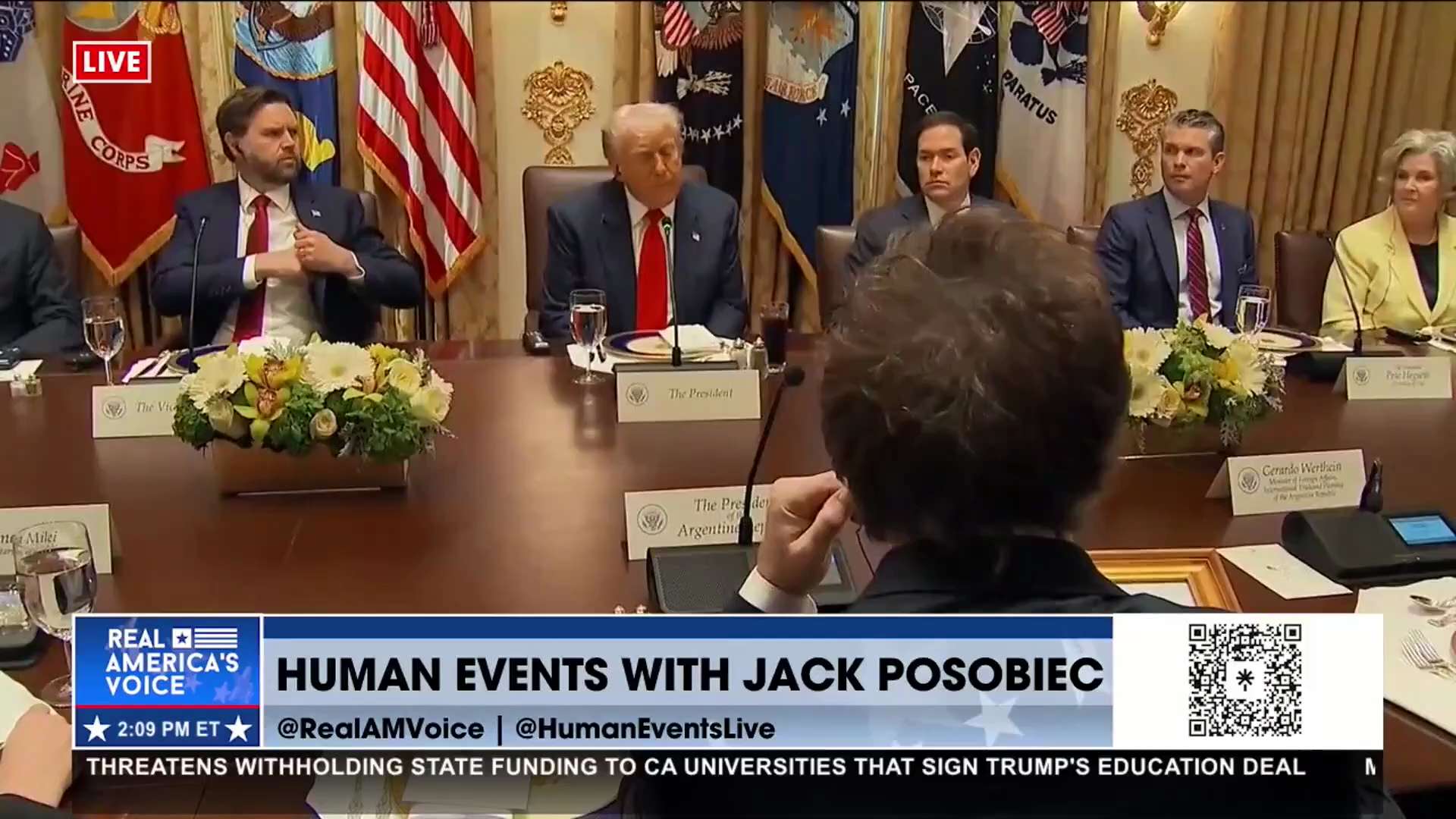 BILATERAL LUNCHEON WITH PRESIDENT OF ARGENTINA

POTUS to Javier Milei "I'm going to endorse you toda...