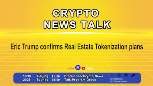 Crypto news talk Ep.166 Eric Trump confirms Real Estate Tokenization plans