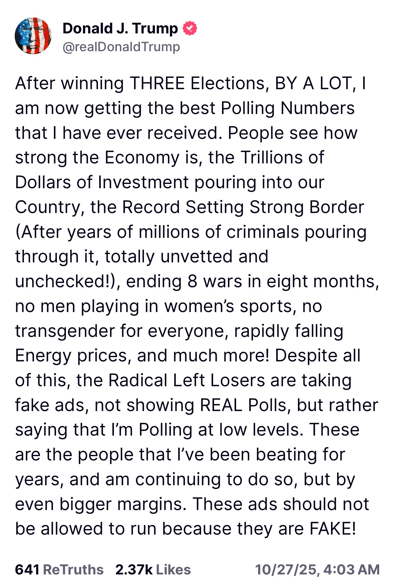 View Karli Bonne’ 🇺🇸's post on GETTR. Join the discussion, share your thoughts, and connect with the community.