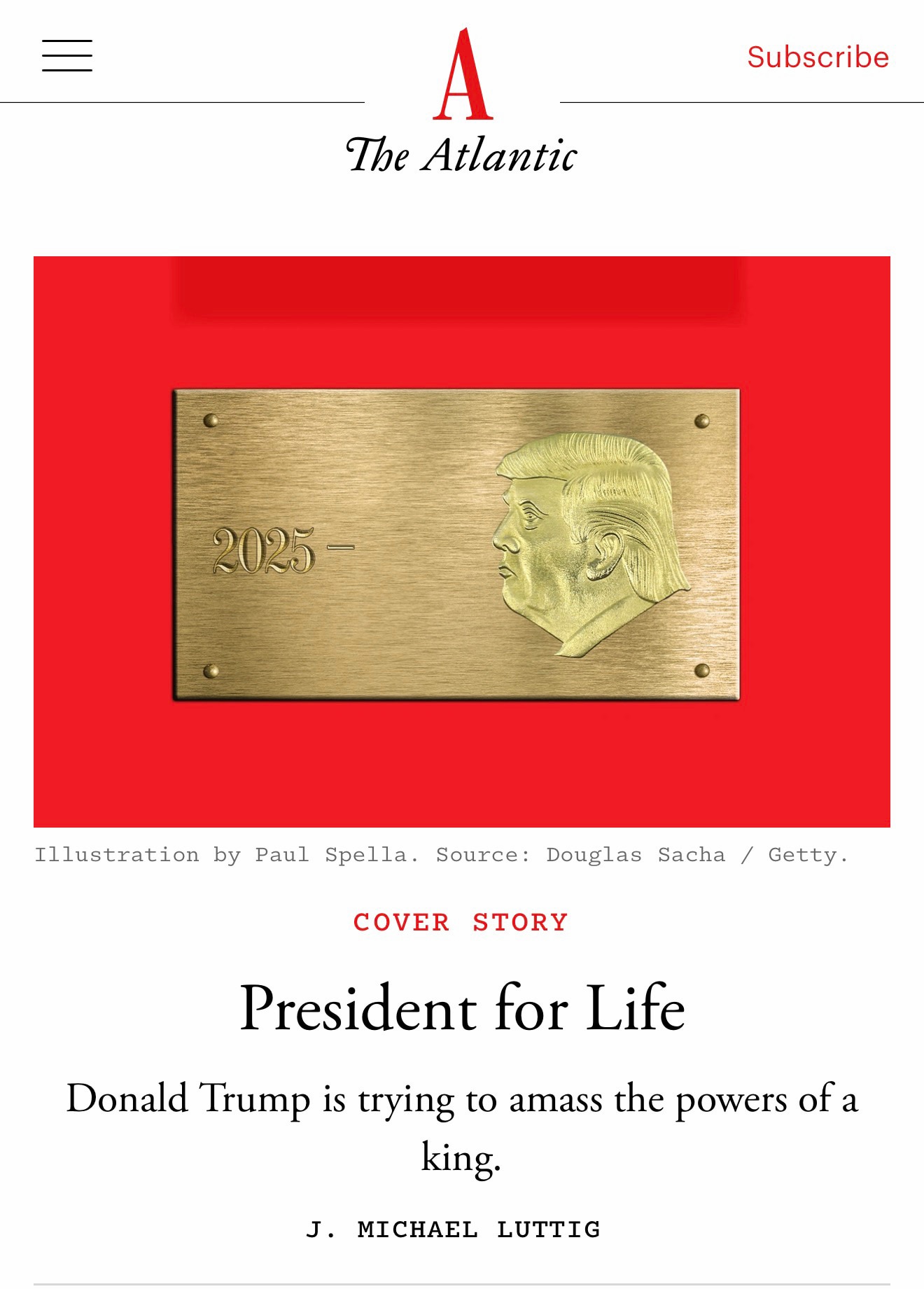 “In March, Trump refused to rule out a third term, saying that he was ’not joking’ about the prospec...