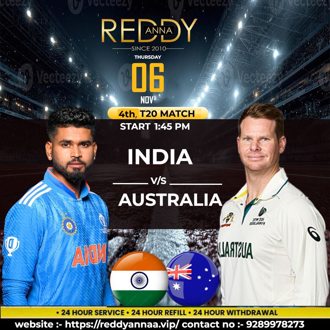 Website:- https://reddyannaa.vip/

Contact Us:- 9289978273

Experience the excitement of Australia v...