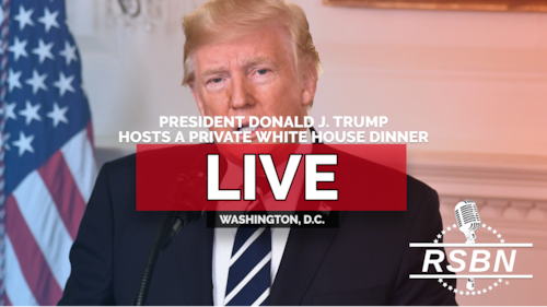 LIVE: President Trump Hosts a Private White House Dinner - 11/12/25