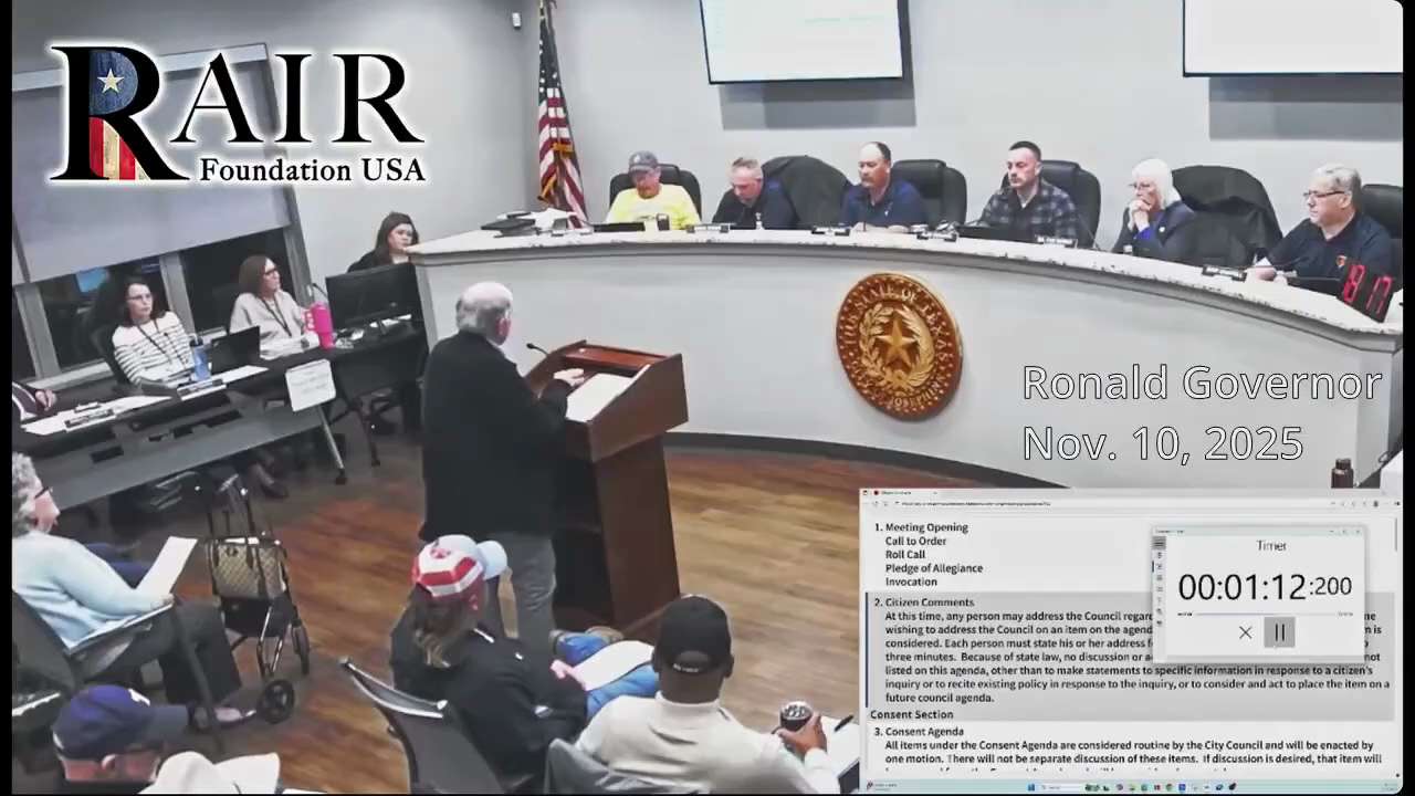 🚨 TEXANS ARE FIGHTING BACK 🚨

Citizens PACKED the Josephine City Council to speak out against the ...