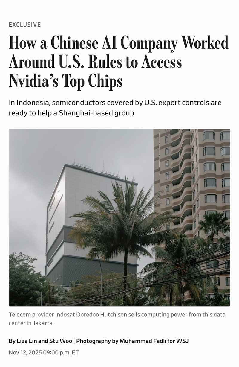 “The U.S. and China are in an arms race over AI, which can deliver military and economic advantages....