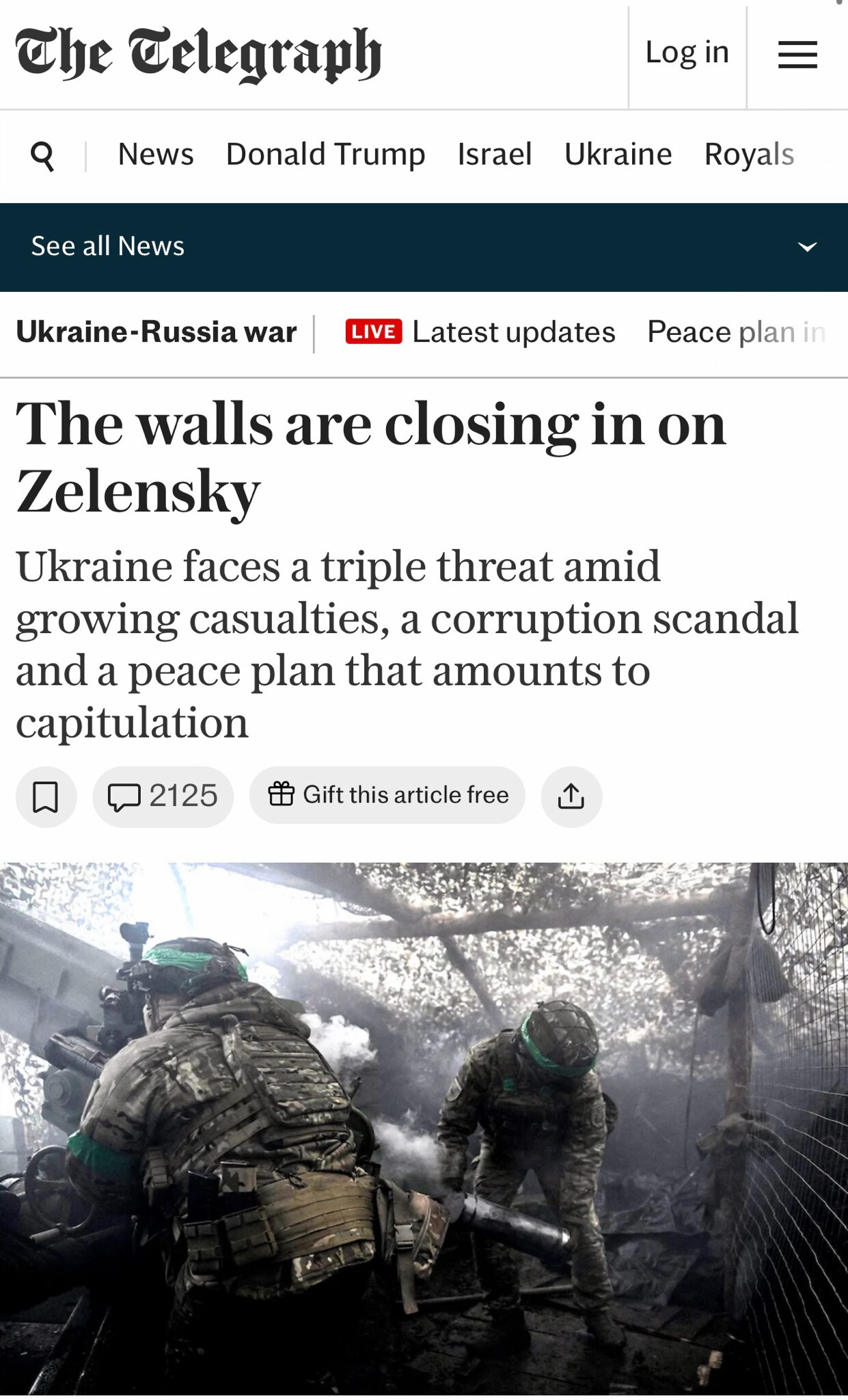 “Some of these guys are nearly 60 and it’s a tragedy that they’re being mobilised anyway,” Mr Druzhe...