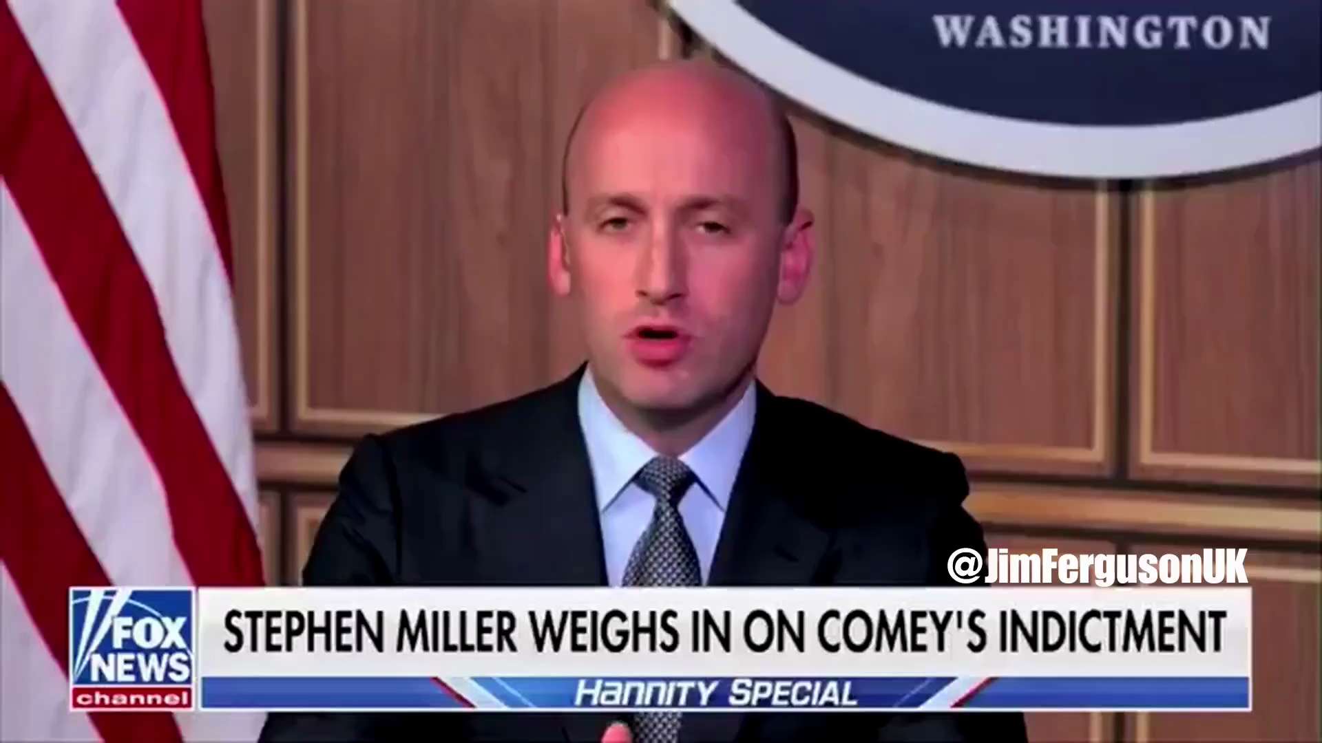Jim Ferguson:
🚨 Stephen Miller just went NUCLEAR on James Comey — and he’s absolutely right.

“One ...
