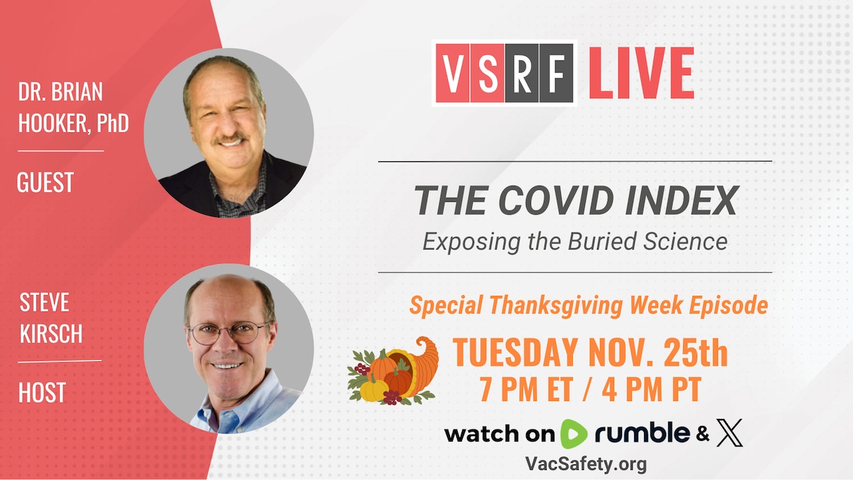 🚨 TONIGHT — Special Tuesday Thanksgiving Episode!
We’re thrilled to welcome back Dr. Brian Hooker, ...