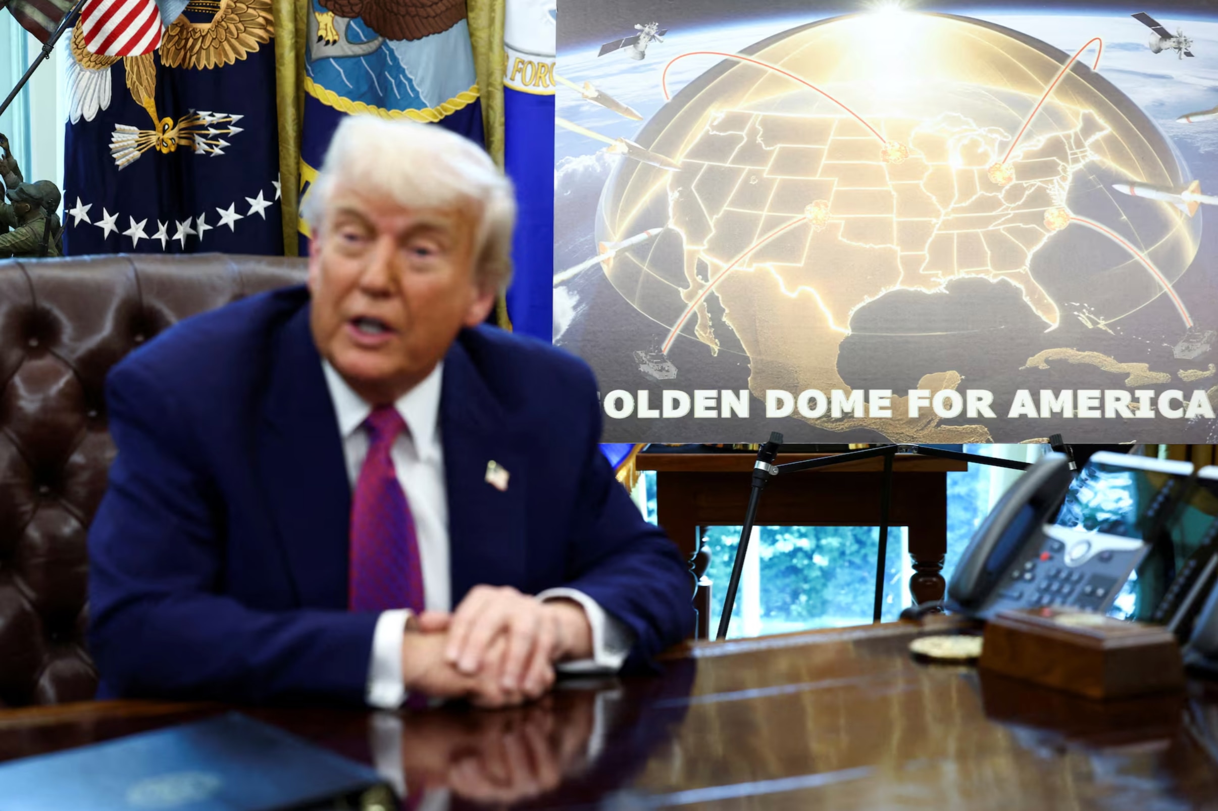 The U.S. Space Force has issued about six “Golden Dome” contracts to Northrop, Lockheed, Anduril and...