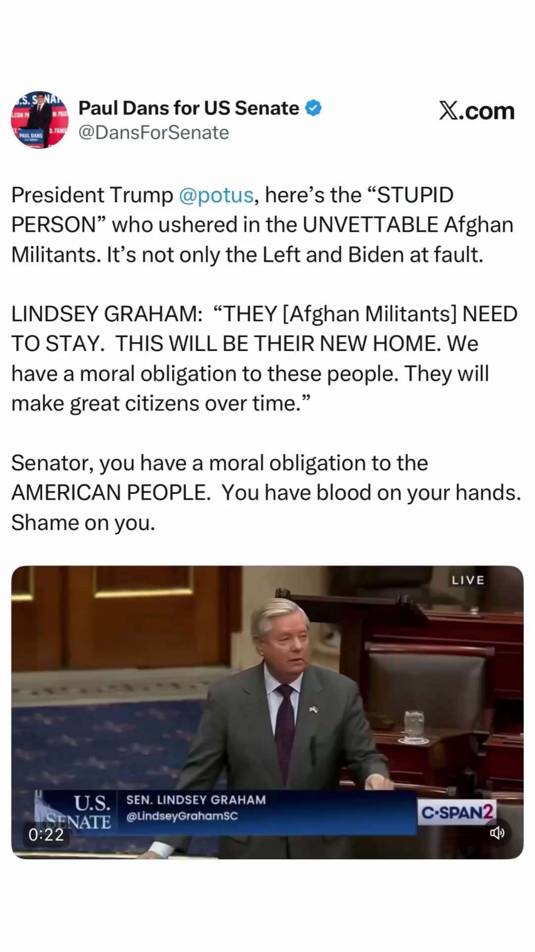 I was one of only 16 members in the U.S. House of Representatives that voted NO to speed up vetting ...
