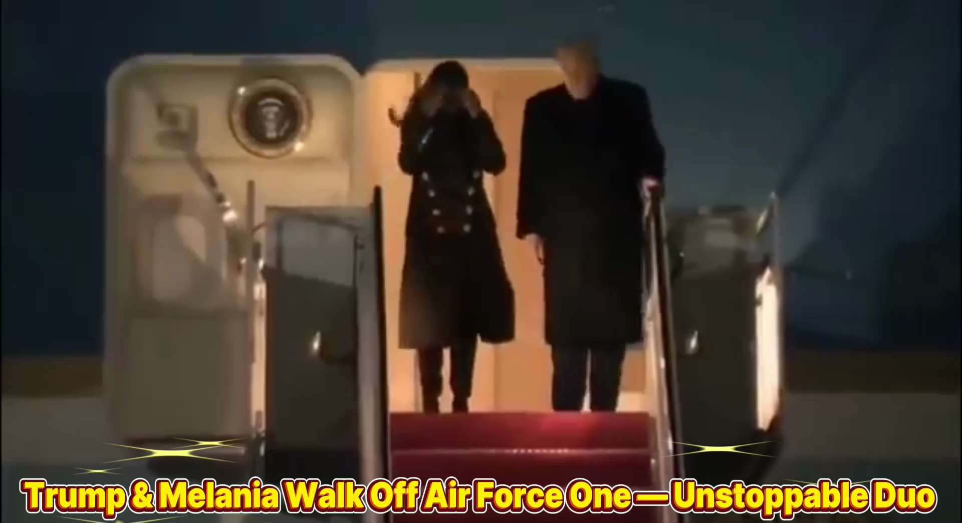BREAKING 🚨 Donald and Melania Trump Step Off Air Force One TOGETHER — The Most Powerful Couple on E...