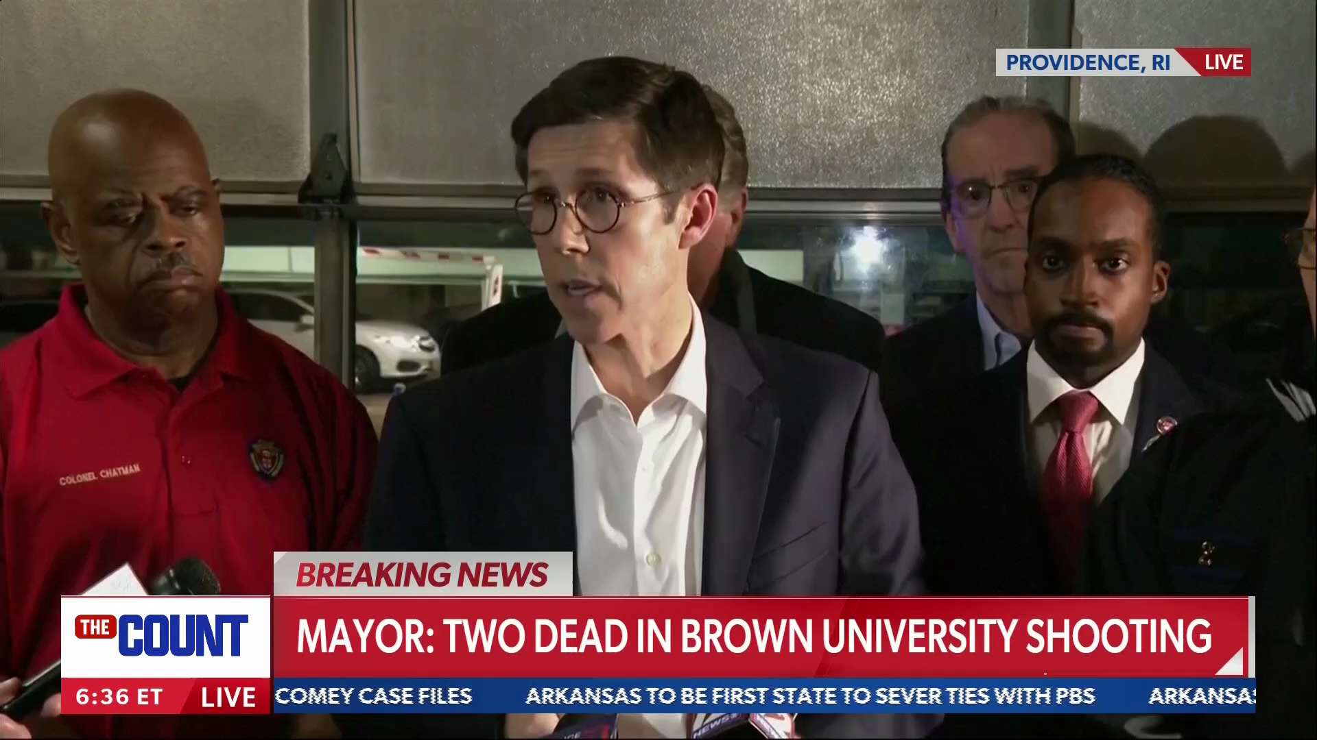 UPDATE: Rhode Island Mayor Brett Smiley remarks on the Brown University shooting, informing that the...
