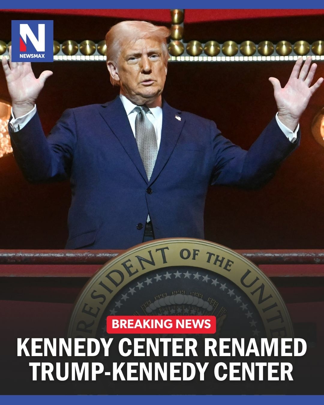 BREAKING NEWS: The board of trustees of the John F. Kennedy Center for the Performing Arts voted una...