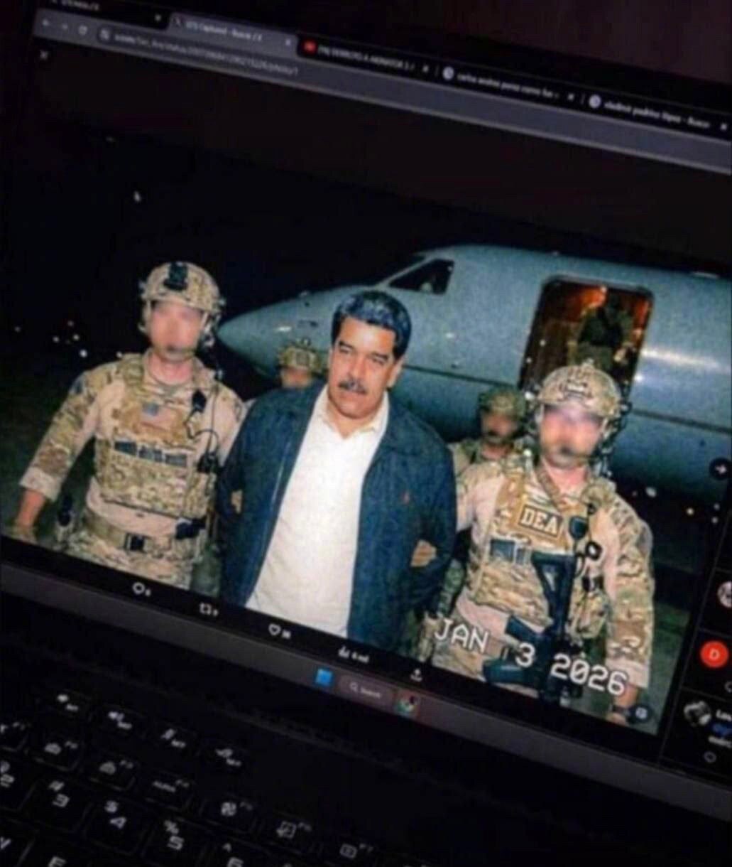⚠️#委内瑞拉🇻🇪独裁 #马杜罗 被美军活捉照片被曝光！！！身上有血迹，手带手铐！
#Venezuela #Maduro #madurocaptured #习近平 #CCP
