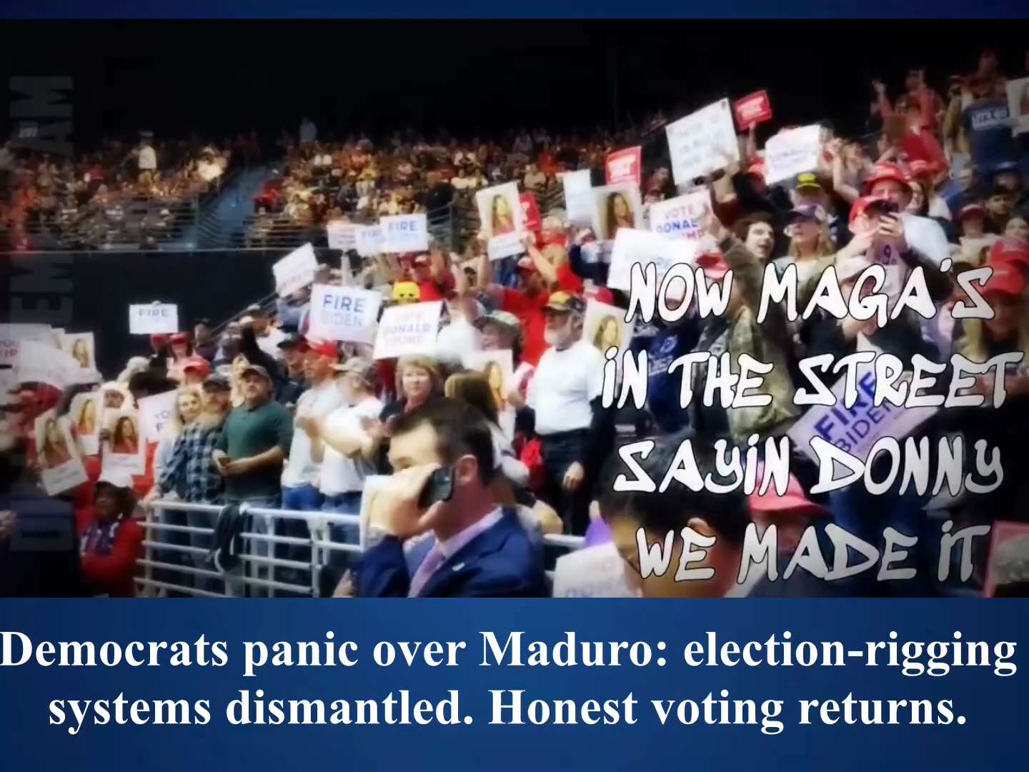 Democrats freak out over Maduro because election-rigging systems are gone. Honest voting returns. 🗳