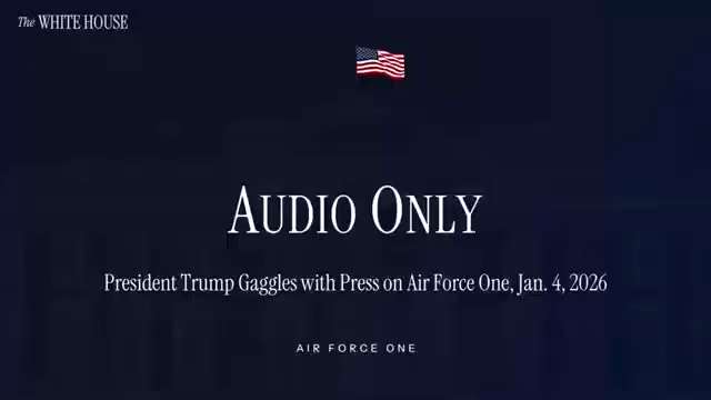 Reporter: “What do you say to people who voted for you worried about a forever war?"

President Trum...