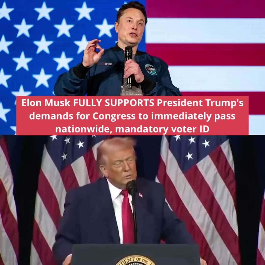 🚨 BREAKING: Elon Musk FULLY SUPPORTS President Trump's demands for Congress to immediately pass nat...