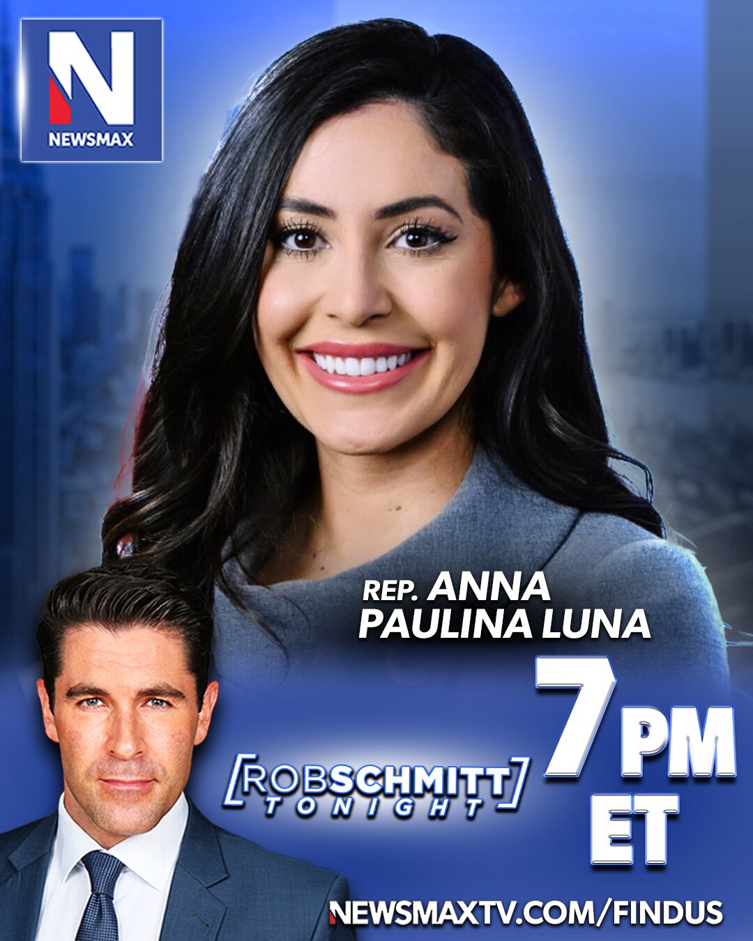 TONIGHT: Rep. Anna Paulina Luna will join "Rob Schmitt Tonight" after she referred Minnesota Gov. Ti...
